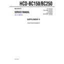 Sony HCD-BC150, HCD-BC250 (serv.man3) Service Manual