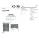 Sony HCD-CPZ3 Service Manual