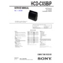 hcd-cx5bip service manual