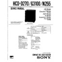 Sony HCD-D270, HCD-G3100, HCD-N255, LBT-D270, LBT-G3100, LBT-N255, LBT-N255R Service Manual
