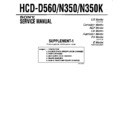 Sony HCD-D560, HCD-N350, HCD-N350K Service Manual