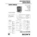 Sony HCD-D890AV, HCD-XB55AV, HCD-XB80AV, HCD-XB88AV, LBT-D890AV, LBT-XB55AV, LBT-XB80AV Service Manual