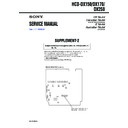 Sony HCD-DX150, HCD-DX170, HCD-DX250 (serv.man2) Service Manual