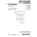 hcd-ec609ip, mhc-ec609ip, ss-ec609ip service manual