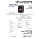 Sony HCD-EC68, HCD-EC78, MHC-EC68, MHC-EC78 Service Manual