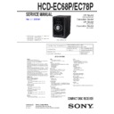 Sony HCD-EC68P, HCD-EC78P, MHC-EC68PI, MHC-EC78PI Service Manual