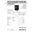 hcd-ec69i, hcd-ec79i, hcd-ec99i service manual