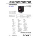 Sony HCD-EC69T, HCD-EC79T, HCD-EC99T, MHC-EC69T, MHC-EC79T, MHC-EC99T Service Manual