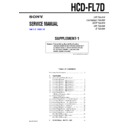hcd-fl7d (serv.man2) service manual