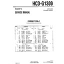 Sony HCD-G1300 Service Manual