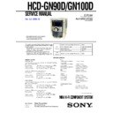 hcd-gn100d, hcd-gn90d, mhc-gn100d, mhc-gn90d service manual