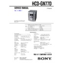 Sony HCD-GN77D, MHC-GN77D Service Manual