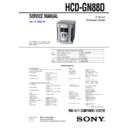 Sony HCD-GN88D, MHC-GN88D Service Manual