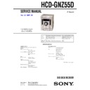 Sony HCD-GNZ55D, MHC-GNZ55D Service Manual