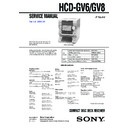 Sony HCD-GV6, HCD-GV8, LBT-GV6, LBT-GV8 Service Manual