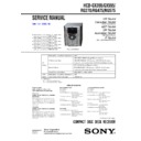 Sony HCD-GX355, HCD-GX555, HCD-RG270, HCD-RG475, HCD-RG575, MHC-GX355, MHC-GX555, MHC-RG270, MHC-RG475S, MHC-RG575S Service Manual
