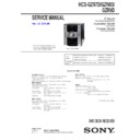 Sony HCD-GZR7D, HCD-GZR8D, HCD-GZR9D, MHC-GZR7D, MHC-GZR8D, MHC-GZR9D Service Manual