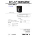 Sony HCD-GZR88D, HCD-GZR99D, MHC-GZR88D, MHC-GZR99D Service Manual