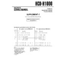 Sony HCD-H1000 (serv.man2) Service Manual