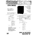 Sony HCD-H1500, HCD-H7 Service Manual