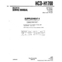 hcd-h1700 service manual
