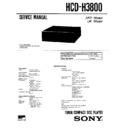 Sony HCD-H3800, MHC-3800 Service Manual