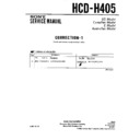 hcd-h405 service manual