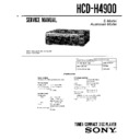 Sony HCD-H4900, MHC-4900, MHC-E80X (serv.man2) Service Manual