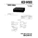 Sony HCD-H4900, MHC-4900, MHC-E80X Service Manual