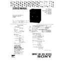Sony HCD-H5 Service Manual