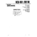 Sony HCD-H61, HCD-H61M (serv.man4) Service Manual