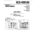 Sony HCD-H991AV Service Manual