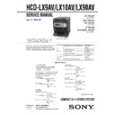 Sony HCD-LX10AV, HCD-LX90AV, HCD-LX9AV, LBT-LX10AV, LBT-LX90AV, LBT-LX9AV Service Manual