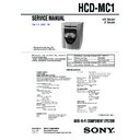 Sony HCD-MC1, MHC-MC1 Service Manual