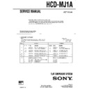 hcd-mj1a, mj-l1a service manual