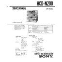 Sony HCD-N200, LBT-N200, LBT-N200CDX, LBT-N200P (serv.man2) Service Manual