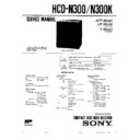 Sony HCD-N300, HCD-N300K, LBT-N300, LBT-N300K Service Manual