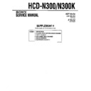 Sony HCD-N300, HCD-N300K Service Manual