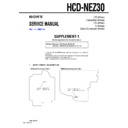 hcd-nez30 service manual