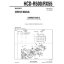 Sony HCD-R500, HCD-RX55 (serv.man2) Service Manual