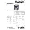 hcd-rg66t service manual