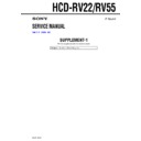 Sony HCD-RV22, HCD-RV55 Service Manual
