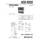 hcd-rxd2, mhc-rxd2 (serv.man2) service manual