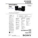Sony HCD-S500HDE, NAS-SC500PK, SS-S500HDE Service Manual