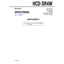 Sony HCD-SR4W Service Manual