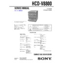 Sony HCD-V8800, LBT-V8800AV Service Manual