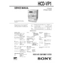 Sony HCD-VP1 Service Manual