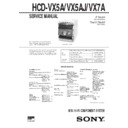 Sony HCD-VX5AJ, MHC-VX5, MHC-VX5J, MHC-VX7 Service Manual