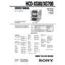 hcd-xg700, hcd-xg80 service manual