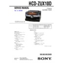 hcd-zux10d service manual